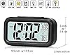 AERYS Digital Alarm Clock with Automatic Sensor, Date and Temperature Display, Compact Desk Table Clock for Students, Home, Office, Bedroom, Living Room,Home Decor, Corporate Use (Black Digital) #1