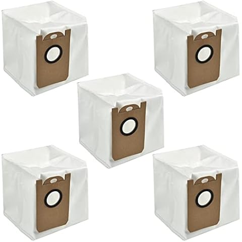 5Pcs Disposable Dust Bags Repalcement For Ultenic T10 Laser Robotic Vacuum Cleaner Cover