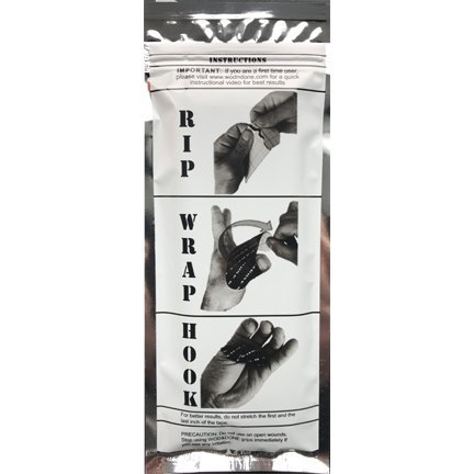 Wod&Done Premium Pre-Cut Athletic Hookgrip Hook Grip Tape For Crossfit Olympic Weightlifting (Black, 2Pk) #TOP2