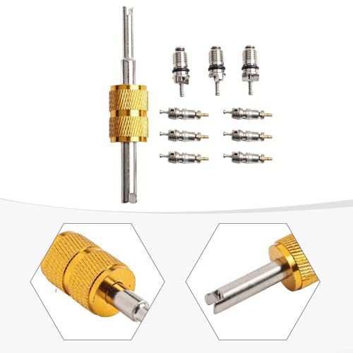 Set herramienta válvula AC para autos Jumplushion miniatura 4
