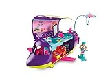 Polly Pocket Adventure Jet, 20+ pieces, Ages 4+