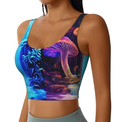 Womens Summer Sports Bras U-Shaped Back Athletic Tank Tops Tops Shirts2
