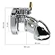 Peniskäfig Herren Metall 8 cm Käfiglänge Ø 3,1 cm 340 g 6-fach verstellbarer Hodenring (Ø 4–5 cm) Chastity Cage Male Cock Keuschheitsgürtel extrem für Männer Alltag FOPS N25-2