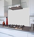 C2G Coloured Toughened Glass Splashback for Kitchen, Tempered Heat-Resistant Glass Splashbacks with Polished Edges for Cooker and Hob Backsplash (Grey, 60 x 80cm) - Image 4