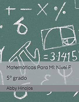 Paperback Matemáticas Para Mí: Nivel F: 5° grado (Spanish Edition) [Spanish] Book