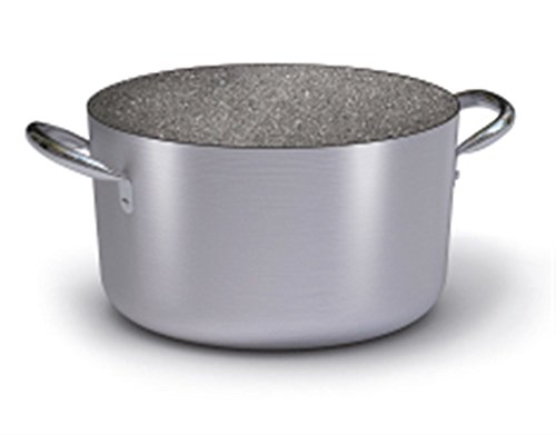 Casserole Professionnelle Granite Ballarini aluminium 28 cm marmite grise à deux poignées - 2