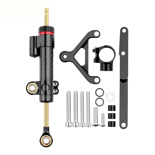 Amortisseur de direction moto carbone CB1000R 2008-2016 : kit support stabilisation avant