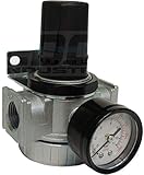 1/2' Air Pressure Regulator In line for Compressed Air Compressor w/Gauge