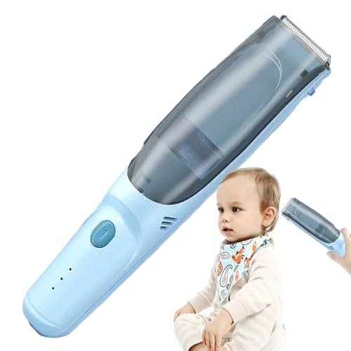 Children’s Electric Hair Trimmer - Childrens Silent Hair Clippers, Colorful Safety Haircut Machine | Baby Hair Clipper, Child Friendly Clippers, Rounded Blades with Adjustable Guard for School Family