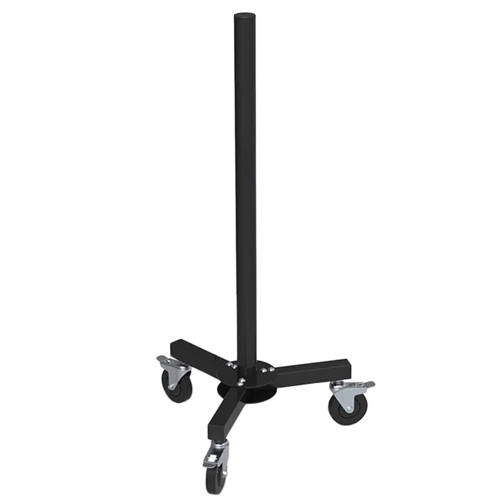 Movable Weight Plate Rack with Wheel-1.9/0.8in Calibre, Vertical Bumper Plate Organizer for Man Woman Fitness, Strength Training Weight Tree for Stack Plates(1.9in-Pipe Calibre,H-80cm/31.5in)