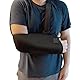 Ortones - Verstellbare Armschlinge für Arm und Schulter mit Anti-Rotationsgurt - Bilateraler Immobilisierer Universalgröße - Schwarz