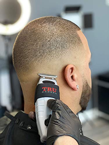 TRU BARBER clipper bands 4 PCS, clipper sleeve for barbers, clipper sleeve for barber tools, non slip, heat resistant (Black)