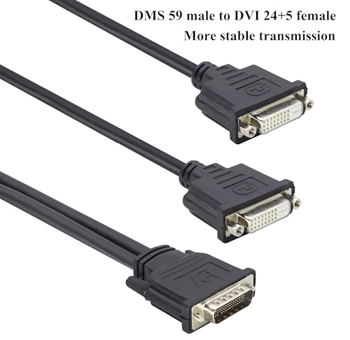 Adaptateur DMS-59 vers DVI pour brancher deux écrans sur un PC fixe - 6