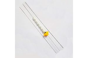 10-Piece Long Stainless Steel Lei Needle Set for Crafting Hawaiian Leis