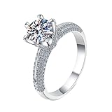 💎BCughia Ring: Real 14 Karat Weißgold