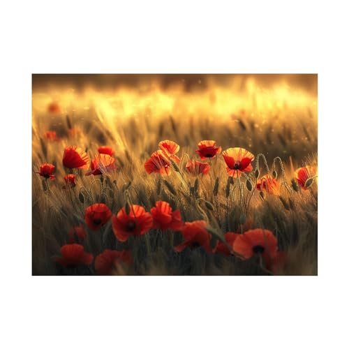 Affiche art floral grand format pour habiller un mur de salon vide