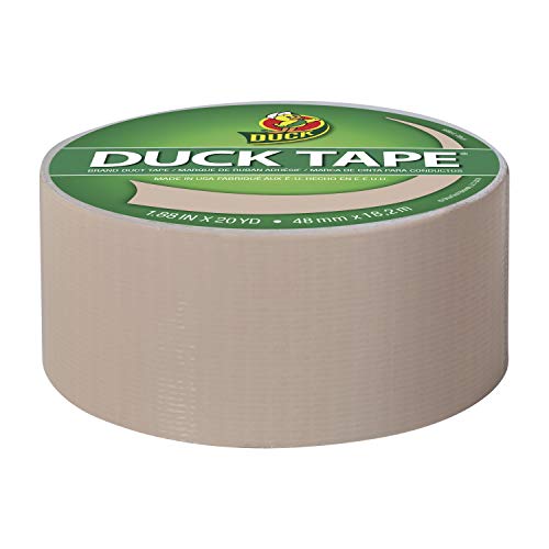 Image of Duck Brand 283264 Color Duct Tape, Single Roll, Beige, 60 Foot