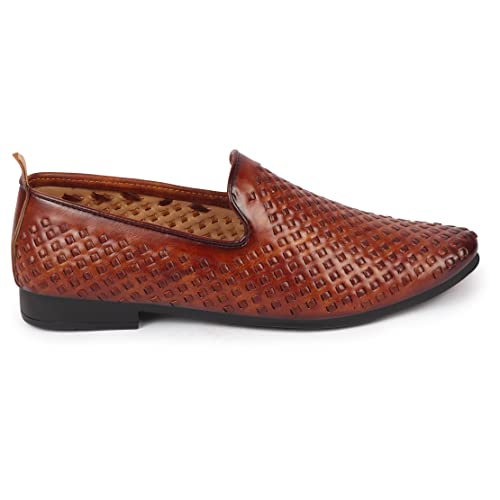 FAUSTO Men's Ethnic Jutis and Mojaris for Occasions|Ethnic|Wedding|Party|Fashion|Outdoor|Lightweight|Shoes with PU Sole