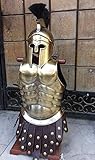 Greek Hoplite Helmet with Muscle Armor Cuirass Complete Armor Set