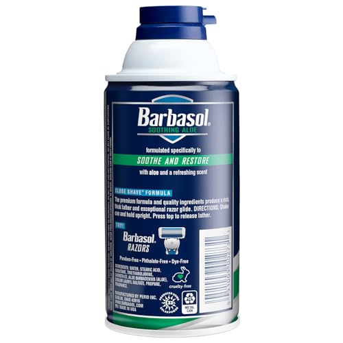 Barbasol Soothing Aloe Thick & Rich Shaving Cream 10 Oz (Pack of 12) - Image 4