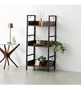 Amazon｜インテリア共和国 オープンシェルフ おしゃれ ラック 本棚