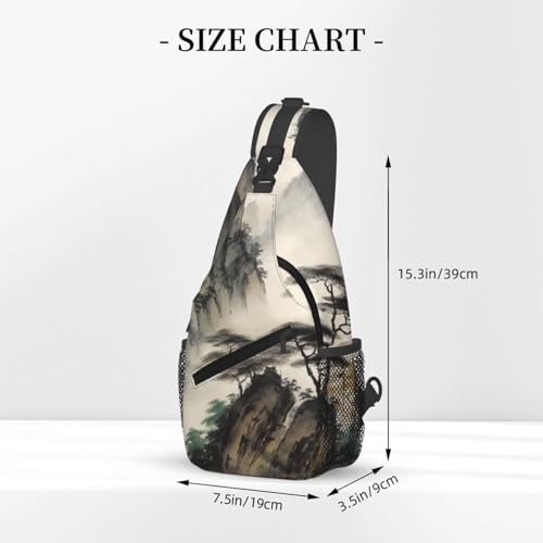 Bolso Cruzado Hombre Esligna Bandolera Estilo Pintura miniatura 4