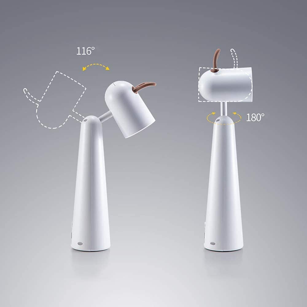 Lampka na Biurko Lampka Biurkowa Lampa Biurkowa Śliczny Kształt Badania Lampa Biurkowa Zasilana Przez Port USB Lampa Stołowa Biurowa Lampka Do Czytania Sypialnia Domowa Dormitorium Ochrona Oczu Lampa
