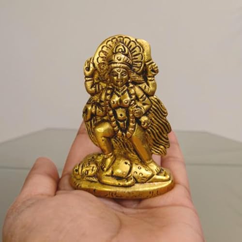 Estatua de Diosa Kali de Bronce 2.5 pulg. miniatura 2