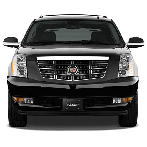Cadillac Black Stainless Steel License Plate #TOP3