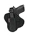 Uncle Mike's Off-Duty and Concealment Kodra Nylon Super Belt Slide Holster (Size 15, Black)