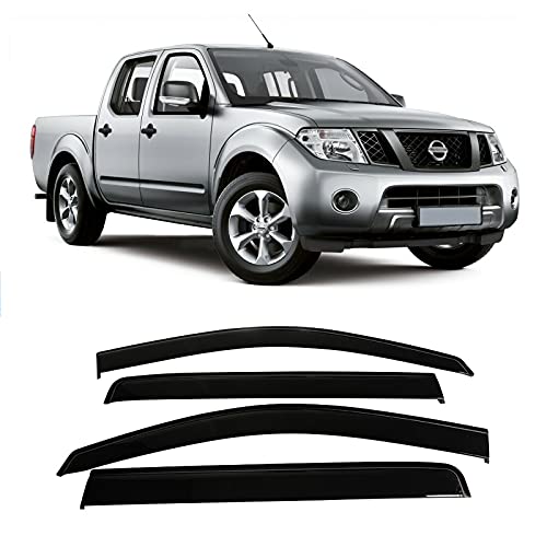 AUTO CLOVER Lot De 4 Déflecteurs D'air Pour Nissan Navara