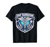 ETN Chirurg Caduceus Hals-Nasen-Ohrenheilkunde HNO-Heilkunde MD T-Shirt