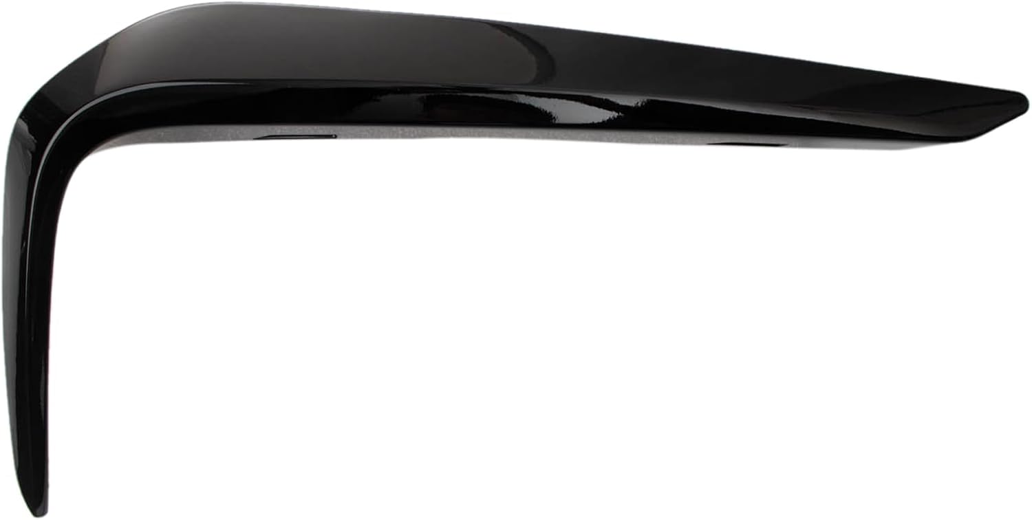 TRQ Front Right Bumper Trim Passenger Side Compatible with 2018-2020 BMW 530e 2017-2020 530i 540i BM1047142