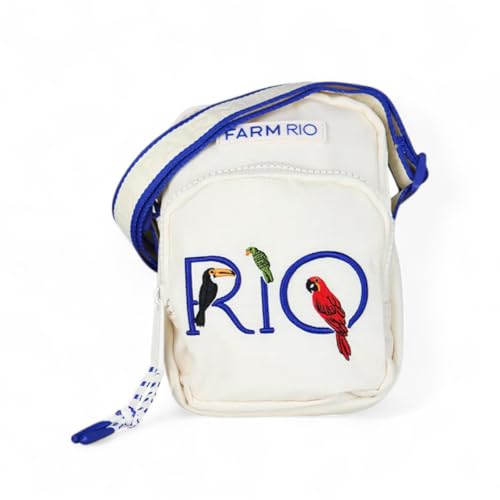 Bolsa Gema Farm ETC Rio Branca e Azul Minimalista Verão 25