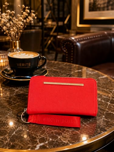 Image of Steve Madden Bzip-Web Zip Around Wristlet