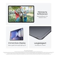Samsung Galaxy Tab S10+ AI Tablet, Android Tablet, 12 GB RAM, 512 GB Speicher, AMOLED-Display, Antireflexionsbeschichtung, Inkl. S Pen, WiFi, Platinum Silver+Keyboard Cover, Black – Ansicht 5