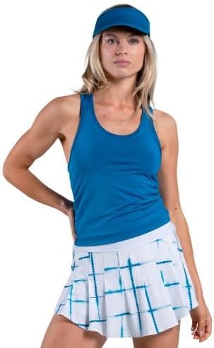 Lucky In Love Shibori Plaid Skirt