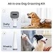 ELS PET Dog Grooming Vacuum & Dryer Kit, 15000Pa Pet Vacuum for Shedding, 2.5L Dust Cup for Dog Grooming Kit, 3 Suction Modes for Dogs and Cats