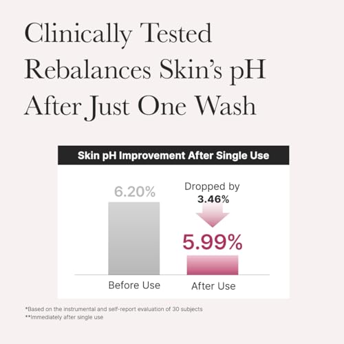 Image of ARENCIA Rosehip Rice Cake Cleanser, pH Balancing Face Wash with Ceramide for Sensitive Skin, 5.29 oz