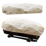 Mwqpgyh 植物フロストカバー、長方形再利用可能な植物カバー、雨保護雪保護霜シーズン屋外パティオポーチヤード用プランターアクセサリー