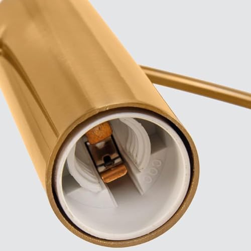 Lámpara Colgante de Vidrio Nórdico de Lujo Minimalista y Acabado Anular de Oro Pulido 5