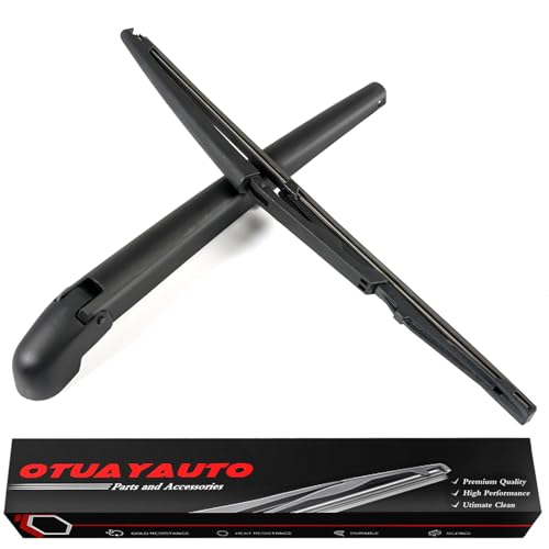 OTUAYAUTO Essuie Glace Arrière - Pour 03-12 Fiat Panda 169, 04-12 Lancia Musa - bras essuie glace arrière et balai essuie glace
