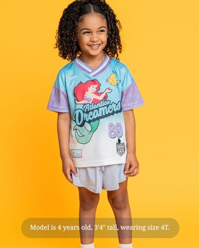 Image of Disney Girls' Athletic Short Sleeve T-Shirt Toddler to Big Kid