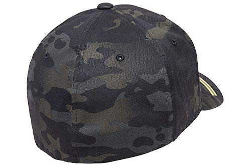 Flexfit Multicam Camo 6 Panel Baseball Cap Officially Licensed Multi-Cam 2 Patterns Black Camo Or Green Camo (Large/X-Large, Black Multicam) #TOP2