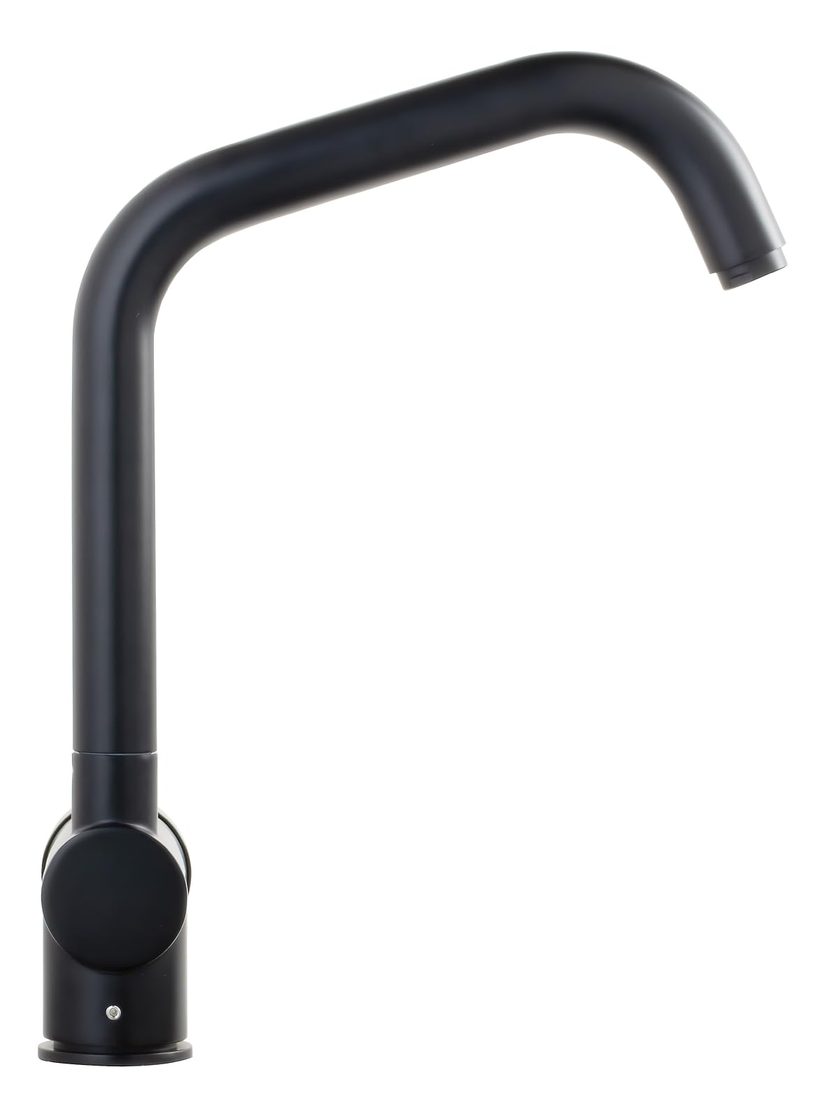 aquaSu® Vorfensterarmatur Larina mit Wasserspar-Kartusche, herausnehmbar, hoher Auslauf, Kaltwassermittelstellung, Keramikkartusche, Befestigung von oben, Messingkern, schwarz, 799010
