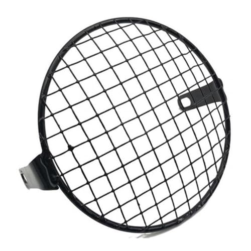 Couvercle protection grille phare moto carrée : étui en métal universel et abat-jour durable