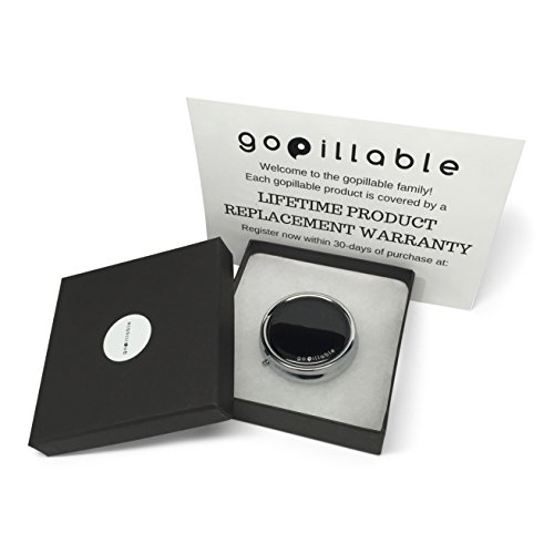 Gopillable Black Purse Pill Box Or Small Pill Box For Pocket. Convenient And Discreet, Great For Daily Use Or For Travel. #TOP7
