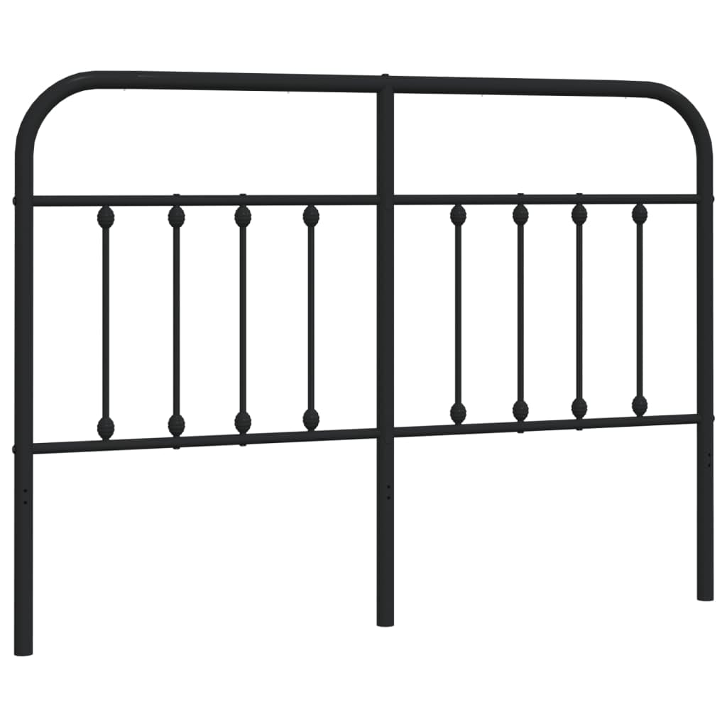 ShGaxin Cabecero de Metal Negro 150 cm, Cabeceros Cama, Cabeceros Moderno, Cabezales Cama, Muebles Habitacion, Cama Cabeza, Mueble Cabecero - 352612