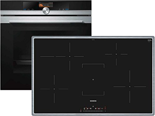 Preisvergleich Produktbild Siemens EQ2Z003X Set Backofen HB676GBS1 + Induktion Glaskeramik Kochfeld EH840FFB1E