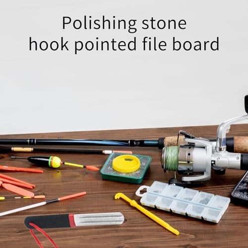 2 Stück Dart Schleifstein,Angelhaken Schleifer,Angeln Fishing SchäRfer,Darts Drillinge,Fischhaken,FischhakenschäRfer,HakenschäRfer,HäNgender Mit,Schaerfer... – Bild 6